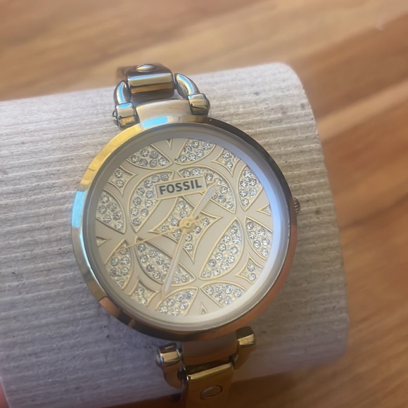 Fossil Ladies Georgia Watch in Gold - Picture 7 of 15